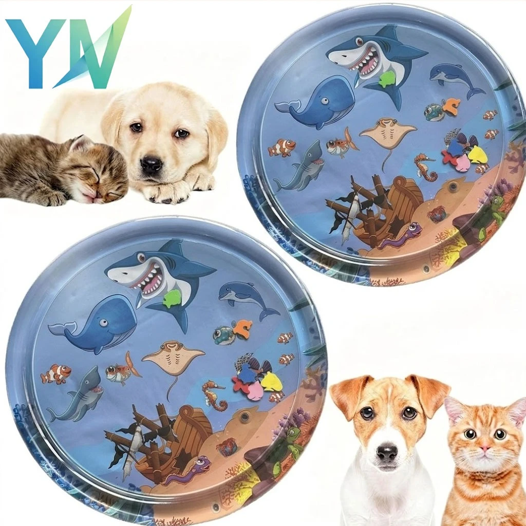 Slip Slide Water Mat - Thickened Water Mat for Pets Cooling