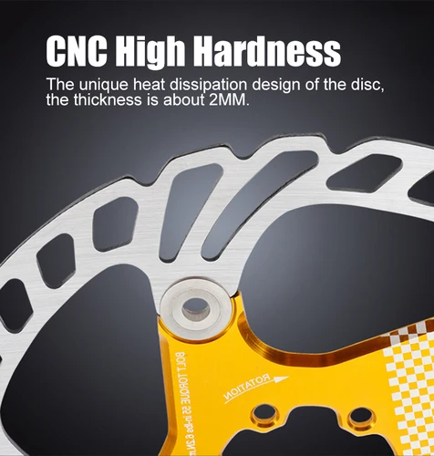 Imagen 2 del producto IIIPRO bicicleta 140 160 180 203mm Rotor de freno de disco flotante engrosamiento anodizado enfriamiento rápido disco ultraligero 2022 nuevo