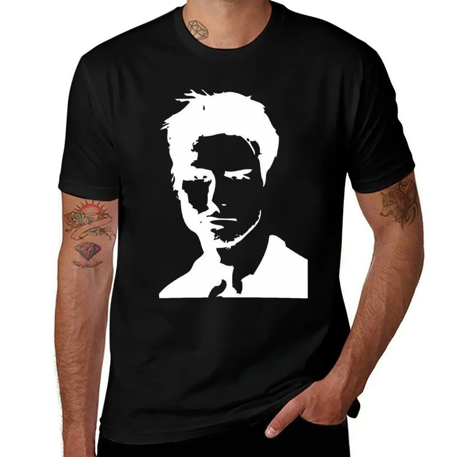 

Tom Cruise (White) T-Shirt man t shirts cotton man t shirt cotton high quality T-Shirt