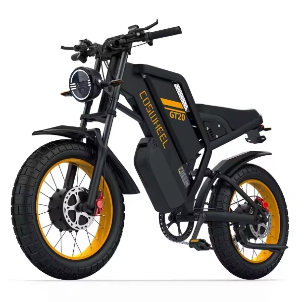 مبيعات مخفضة للدراجة الترابية الكهربائية طويلة المدى ذات البطارية المزدوجة COSWHEEL GT20 PRO