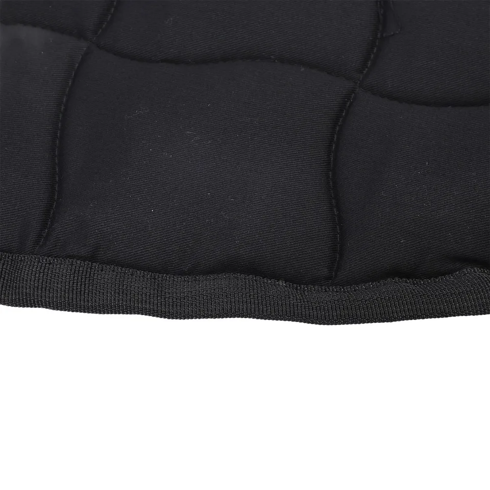 Durable 98x57cm Saddle Pad Single Yarn Drill Cotton Horse Saddle Pad Sponge Shock Absorbing Saddle Cloth Equestrian Sports