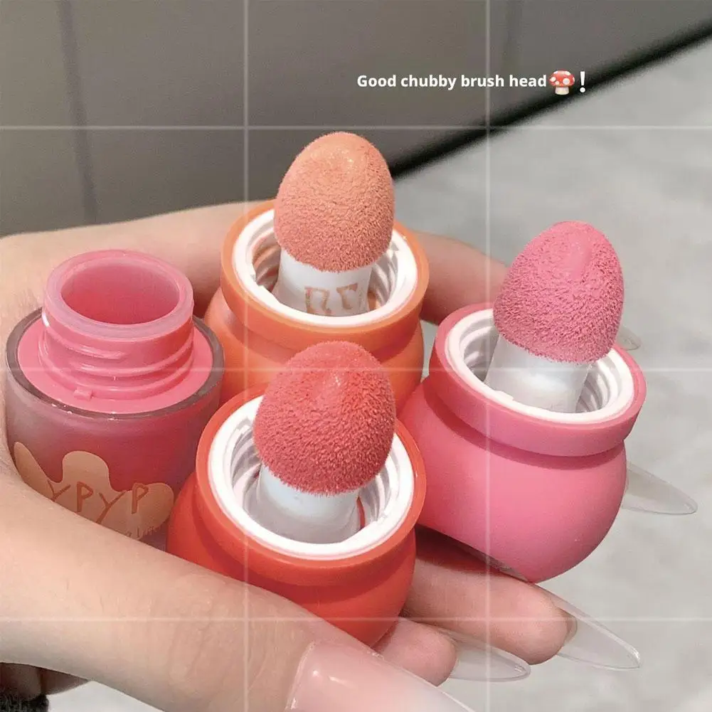 Cheek And Lip Sponge Tip Liquid Blush Stick Face Repair Liquid Enhance Mini Color Matte Rare Makeup Concealer Q1M3