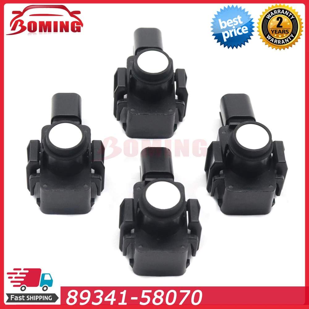 

4Pcs Car PDC Parking Sensor Bumper Reversing Radar 89341-58070 For Toyota Prius Prime 2016-2018 8934158070 89341-58070-C3