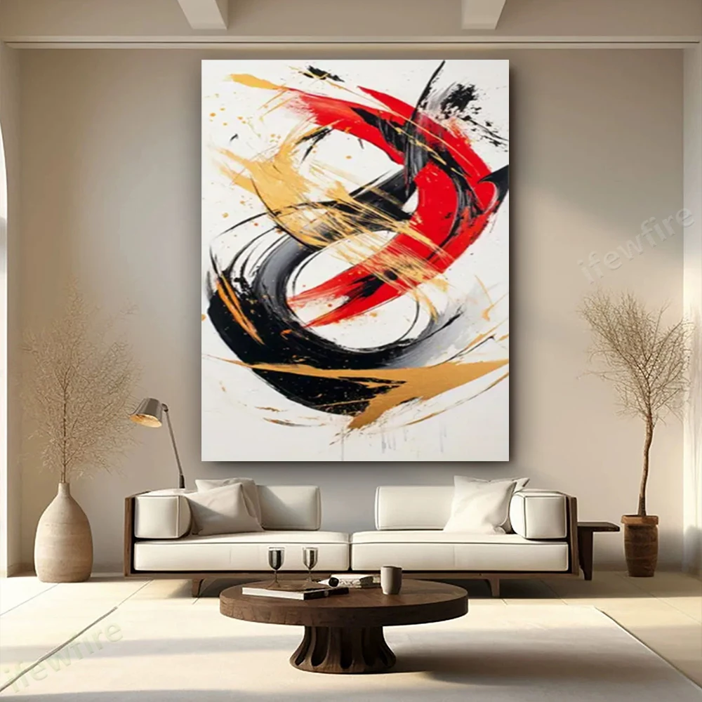Art Pictures for Children's Room Nordic modern Home Decor Wall Art Canvas Painting Cute Cartoon Giraffes handmade oil painting