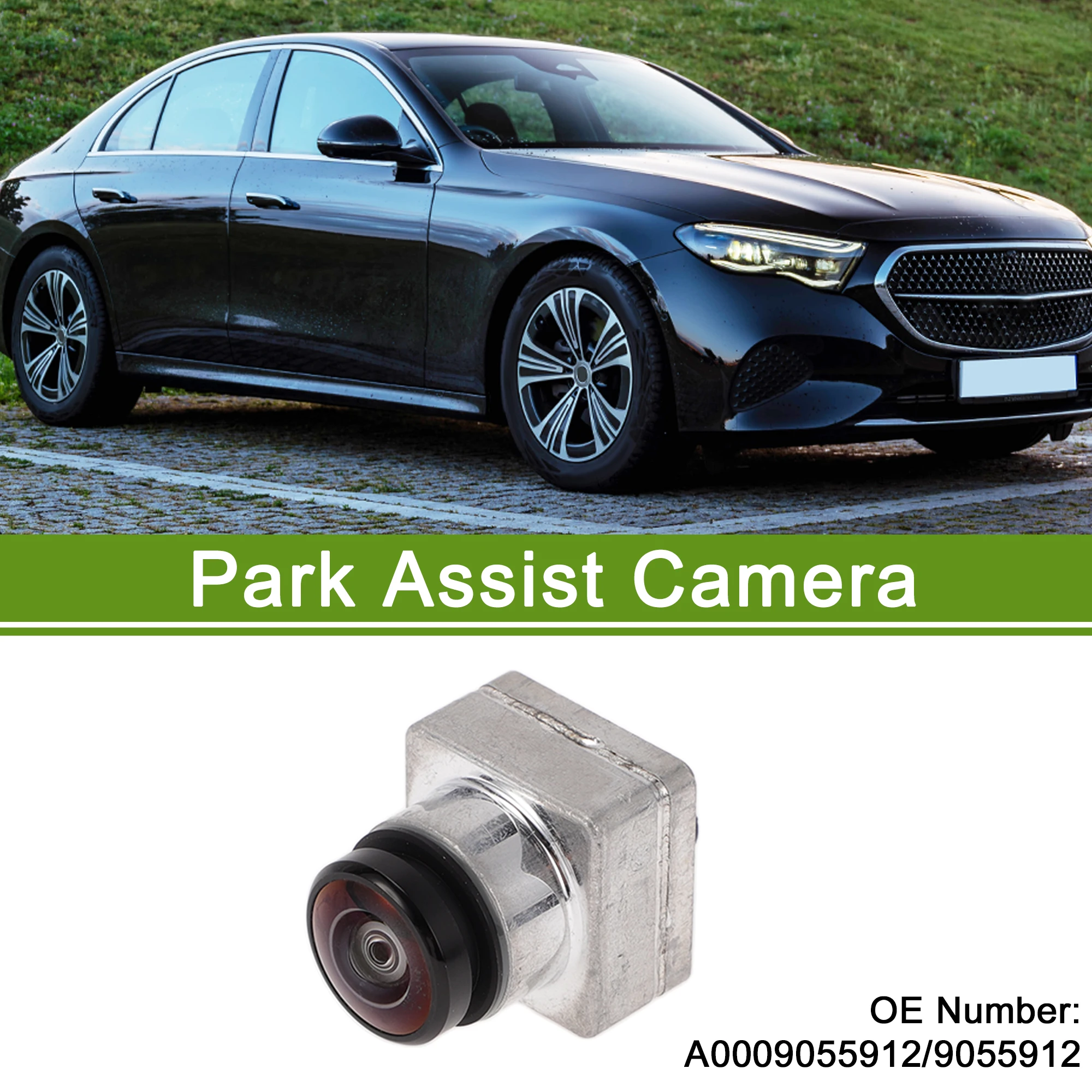 UXCELL Surround View Camera for Mercedes-Benz A C CLA E GLC S Class W206 W223 W213 E350 E450 Front Left Park Assist Camera