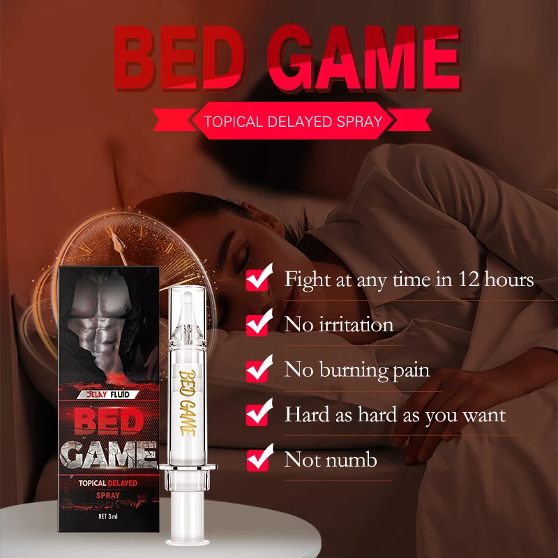 Male Long-last Sex Delay Spray,Men Delay Cream 60 Minutes Long,Prevent Premature Ejaculation,Penis Enlargement Erection Spray