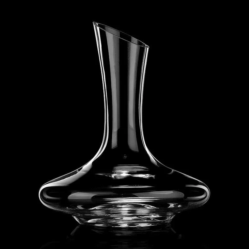 Handmade 1500ML Crystal Glass Wine Decanter Aerator Decorative Drinking Flask Barware Tool Dinnerware Ornament Accessories Craft