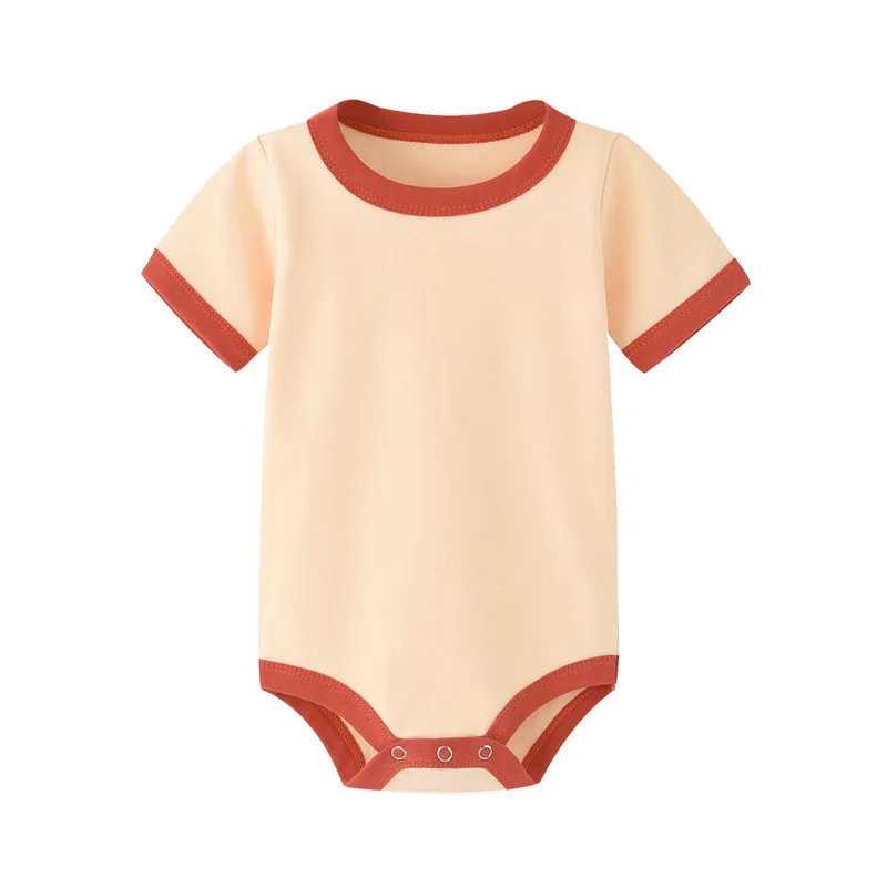 Baby Clothes Newborn Romper Bodysuit & One Pieces Solid Color Baby Jumpsuit Summer Baby Clothes Baby Clothing Loungewear Outfit image 5