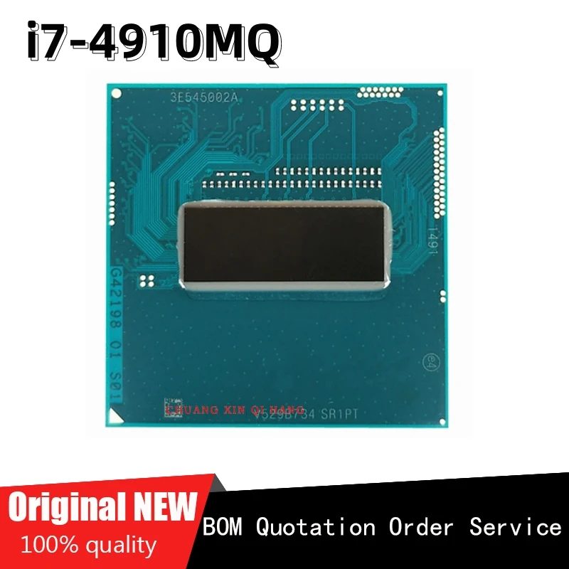 

For i7-4910MQ i7 4910MQ SR1PT 8M Cache 2.9GHz-3.9GHz Quad-Core I7-4910mq Laptop CPU processor