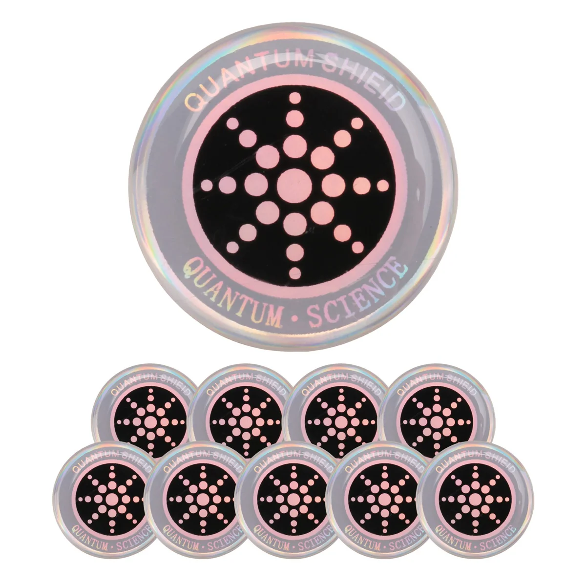 10PCS EMF Protection Sticker Anti Radiation Cell Phone Sticker for Phone Laptop And All Electronic Devices