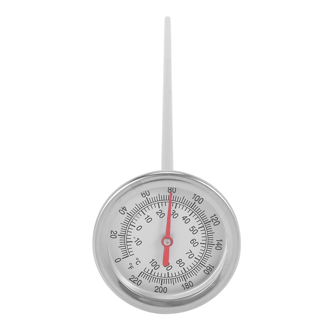 Termómetro de suelo de abono de tallo largo - Acero inoxidable de respuesta rápida de 20 pulgadas - Sonda de medición - Fahrenheit y Celsius