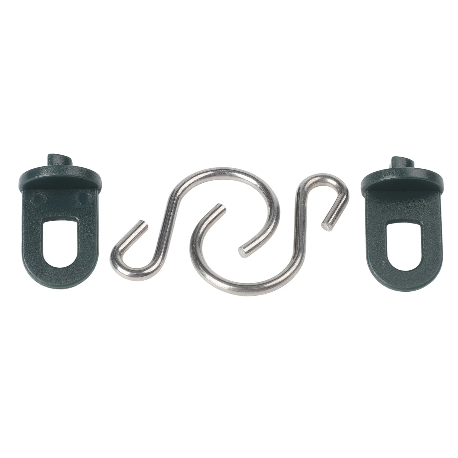 Greenhouse Clips and S Hooks Kit for Easy Gardening Setup 50 Clips and 50 Hooks for Securing Plants and Organizing Tools