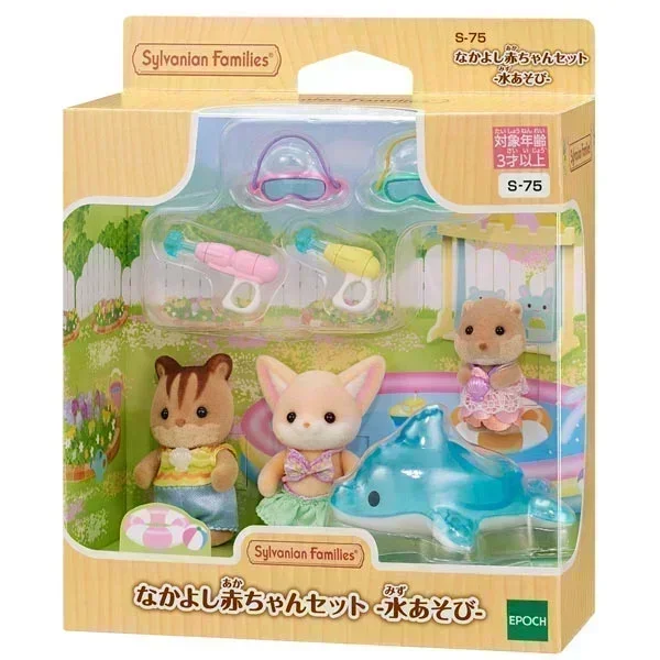 Sylvanian Families Anime Figure Good Friend Action Figures Girl Figurine Kawaii Model Pendant Cute Birthday Gift For Kids Toys