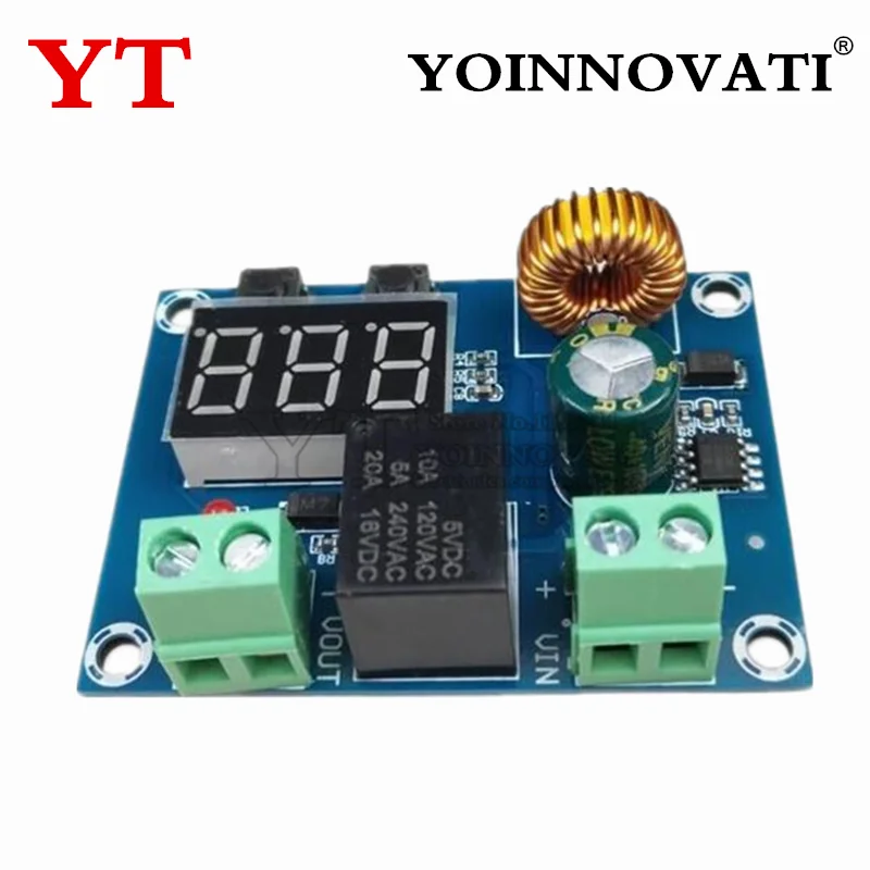 XH-M609 Low Voltage Disconnect Switch Cut Off 12V 24V 36V Digital LED Display Over-Discharge Protect for 12-36V Lithium Battery