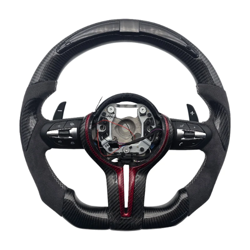 

Самый популярный светодиод из углеродного волокна для колес BMW 3 5 серии F10 F30 F90 F01 F12 M3 M6 E90 Z4 X1 X6 Автомобильный руль