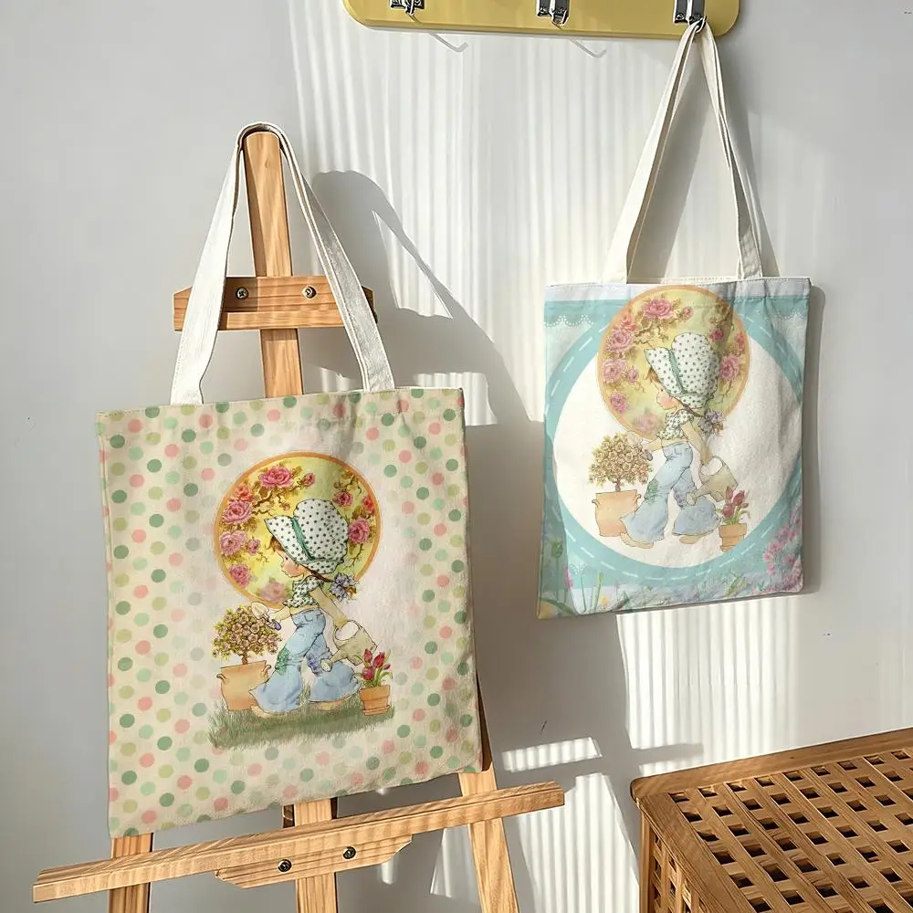 Art S-Sarah K-Kay P-Pillow Storage Bags Canvas Bags Are Suitable for Going to Class, Shopping, Gifts, and Commuting