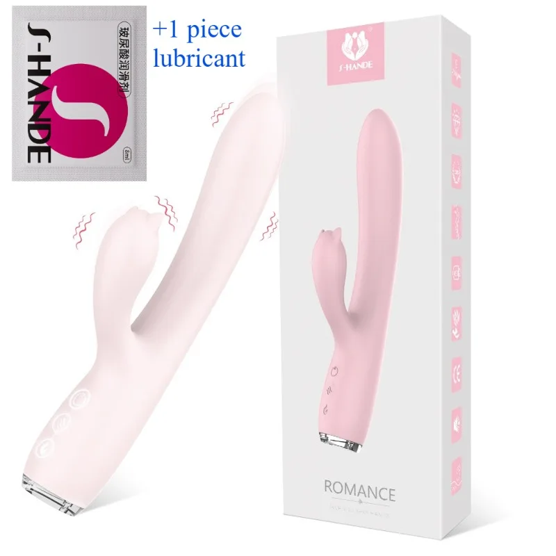 مدلك اهتزاز متعدد الوظائف مع وظيفة تسخين لتحفيز البظر. أوضاع اهتزاز متعددة للألعاب النسائية