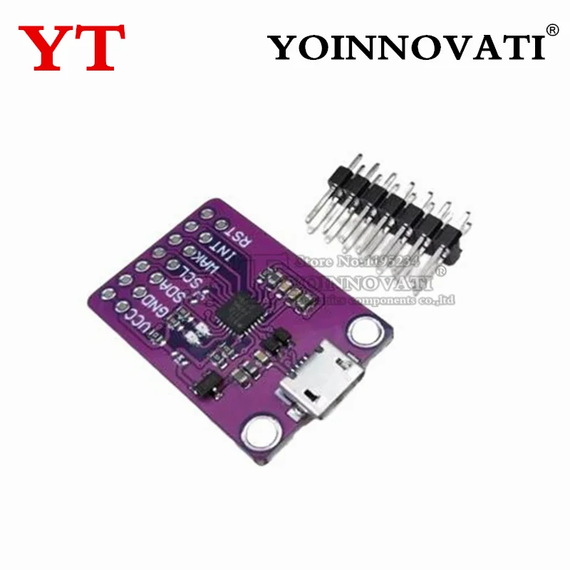 1pcs-10pcs CP2112 Debug Board USB to SMBus I2C Communication Module 2.0 MicroUSB 2112 Evaluation Kit for CCS811 Sensor Module