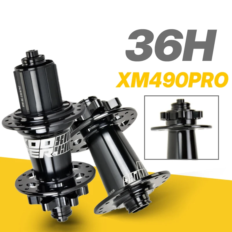 

Koozer XM490 Pro 36-Hole Mtb Hubs 6 Pawls 72 Click Cr-Mo Steel Axle Rear 12x142 10x135 Front 15x100 12v Micro Spline HG XD