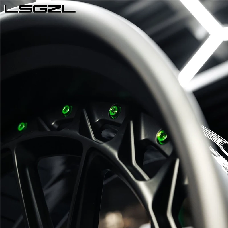 مصنع بيع 2 3 قطعة مزورة سبيكة سيارة حافة الشفاه وصمة عار عجلة سوداء 18 20 22 24 26 بوصة 5x114.3 5x130 5x120 5x112 عجلة