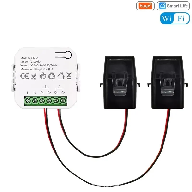 Tuya Zigbee Wifi Smart Roller Shutters Blind Motor Mini Switch Electric Plastic Alexa Google Home Android Operated for Garage