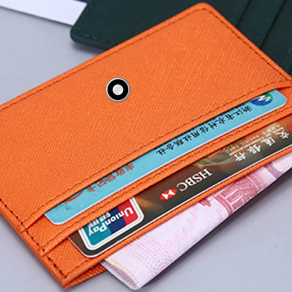 ミニマリスト女性男性革スリム財布小銭入れビジネス Sle I - Card Case Minimalist のレビューと価格