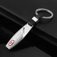Car Keychains Pendant for Toyota Tundra Avensis Alphard Corolla Highlander Avanza Camry Yaris Hilux Auto Key Ring Holder