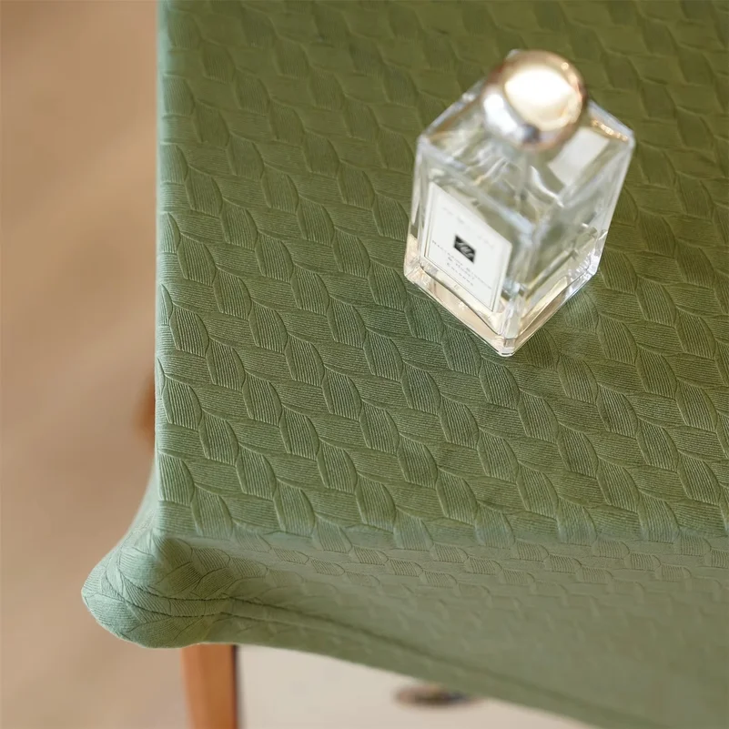 Velvet Dustproof Bedside Table Cover Cloth Retro Wheat Spike Multi-purpose Small Towel Home Decorative Tablecloth Chair Cover