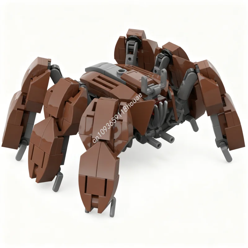 203 детали MOC: Конструктор «Краб-дроид» для звездных битв, архитектурные блоки, игрушки DIY, креативные праздничные подарки, развивающая идея, строительные кирпичики