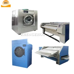 laundry washer drying ironing and folding washing line bendsheet clothes dryers flatwork ironer folded production line