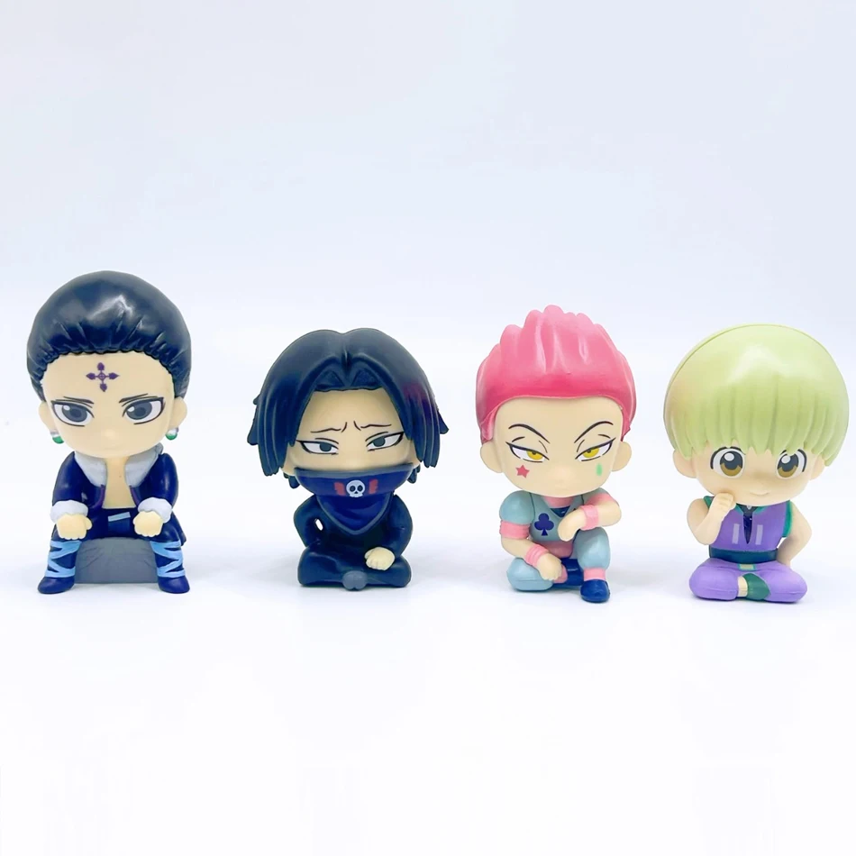 Aixlan GON FREECSS Figuur 8PCS SET Q Versie HUNTER X HUNTER PVC Action Figure Amine Kerstcadeau Collectible Beeldje