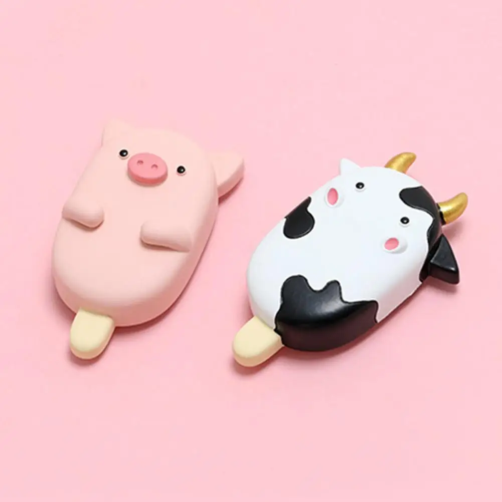 Creative Popsicle Fridge Magnets Cute Pig Cat Refrigerator Magnet Shockproof Strong Magnetic Sticker Photo Office