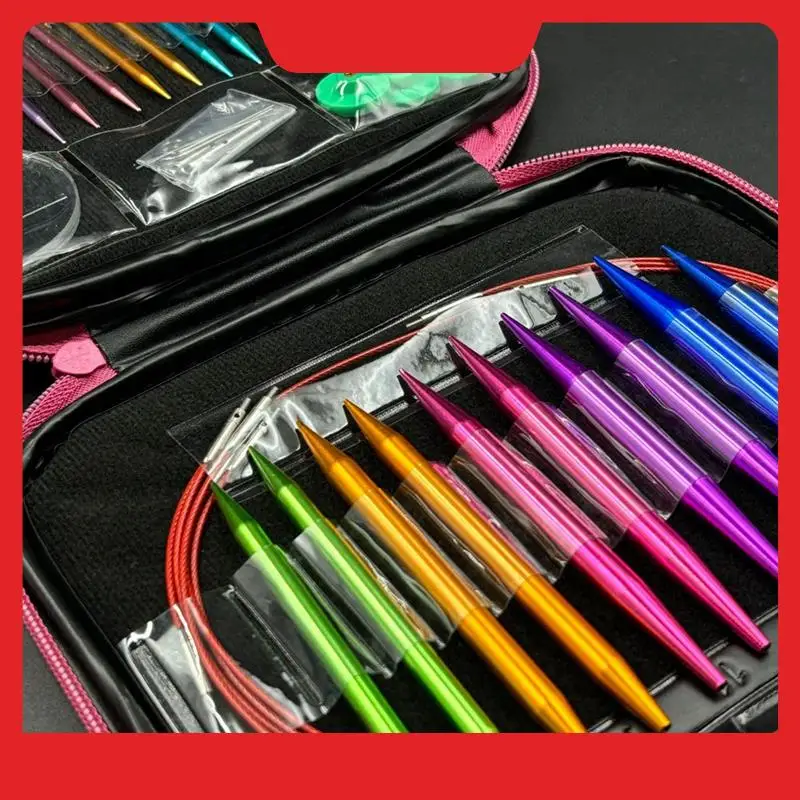 Circular Needle Set Aluminum Oxide Removable And Interchangeable Circular Needle DIY Knitting Tool Sweater Needle Set