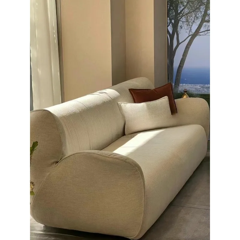 Sofa three-person wind bed and breakfast living room small apartment sofa
