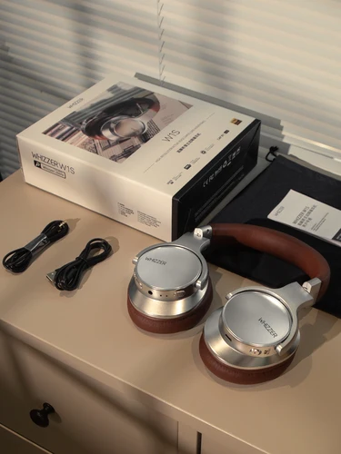 Imagen 2 del producto WHIZZER W1S ANC Auriculares con cancelación activa de ruido Bluetooth 5.3 Audio de alta resolución Auriculares estéreo HiFi con cable e inalámbricos de modo dual