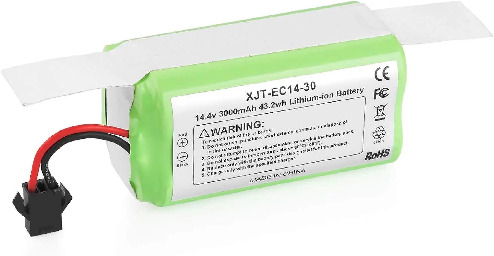 

14.4v 3.0Ah Replacement Battery for Eufy RoboVac 11 11S 11S 1 Ecovacs Deebot N79 N79S DN622 Battery