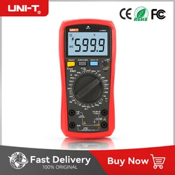 UNI T Digital Multimeter UT890C UT890D+ 6000 Counts Manual Frequency Temperature Voltage Ammeter AC DC DMM Capacitor Tester NCV