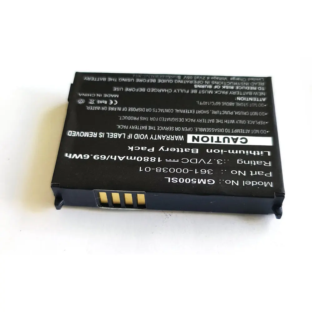 High Quality 1800mAh 361-00038-01 Battery For Garmin Nuvi 500 510 550 Aera 500 510 550 560 for Zumo 660 660 Smartphone