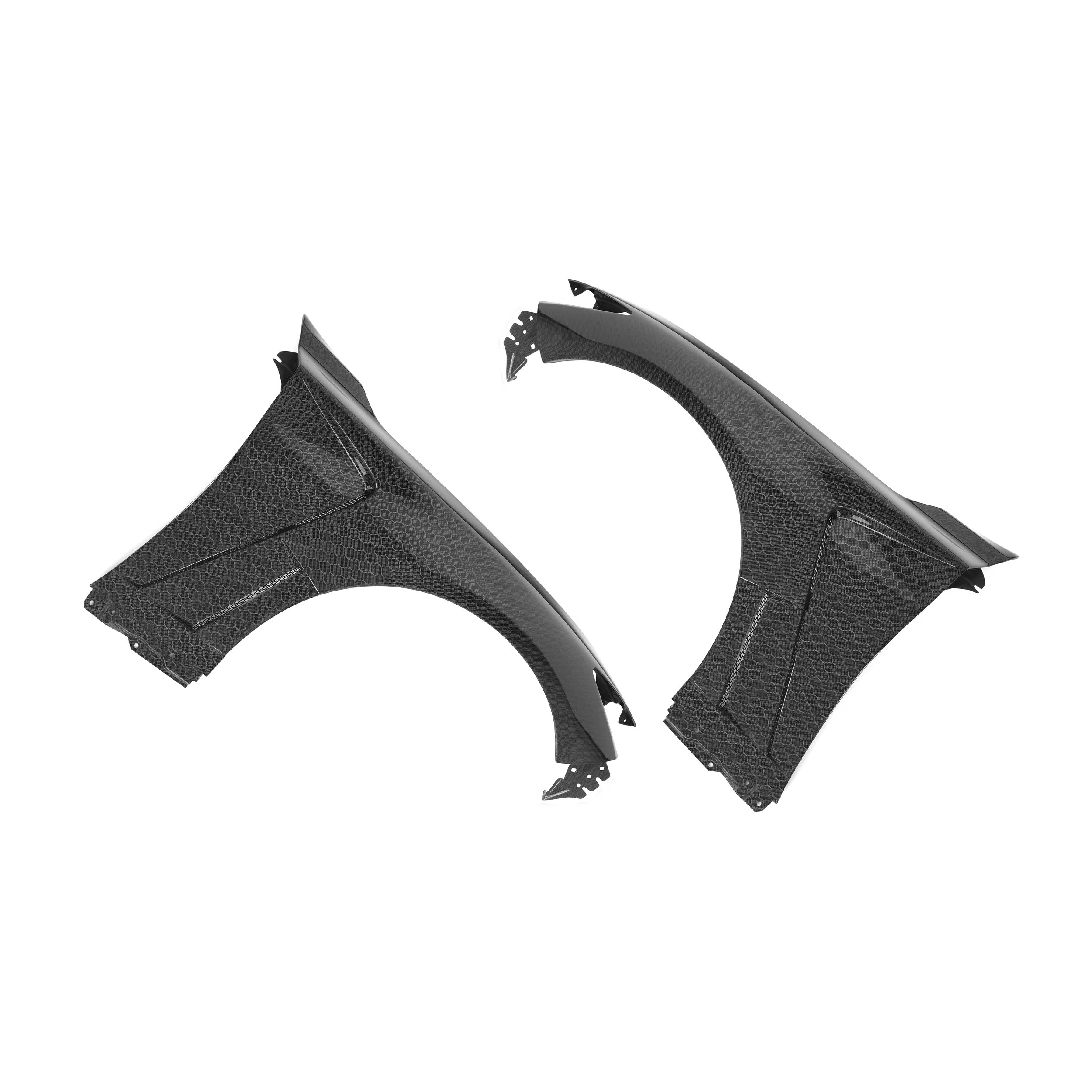 Honeycomb Pattern Carbon Fiber Front wing for Infiniti Q50 Q50L 2014-2020 Front Side wings Carbon Fiber Q50 Front wing