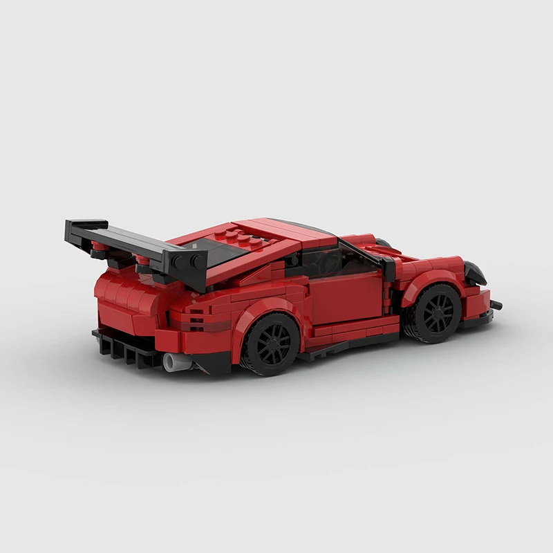 MOC سباق السيارات مدينة الرياضة نموذج اللبنات DIY الطوب لعبة أطفال الأولاد الكلاسيكية سوبر المتسابقين تقنية السيارة