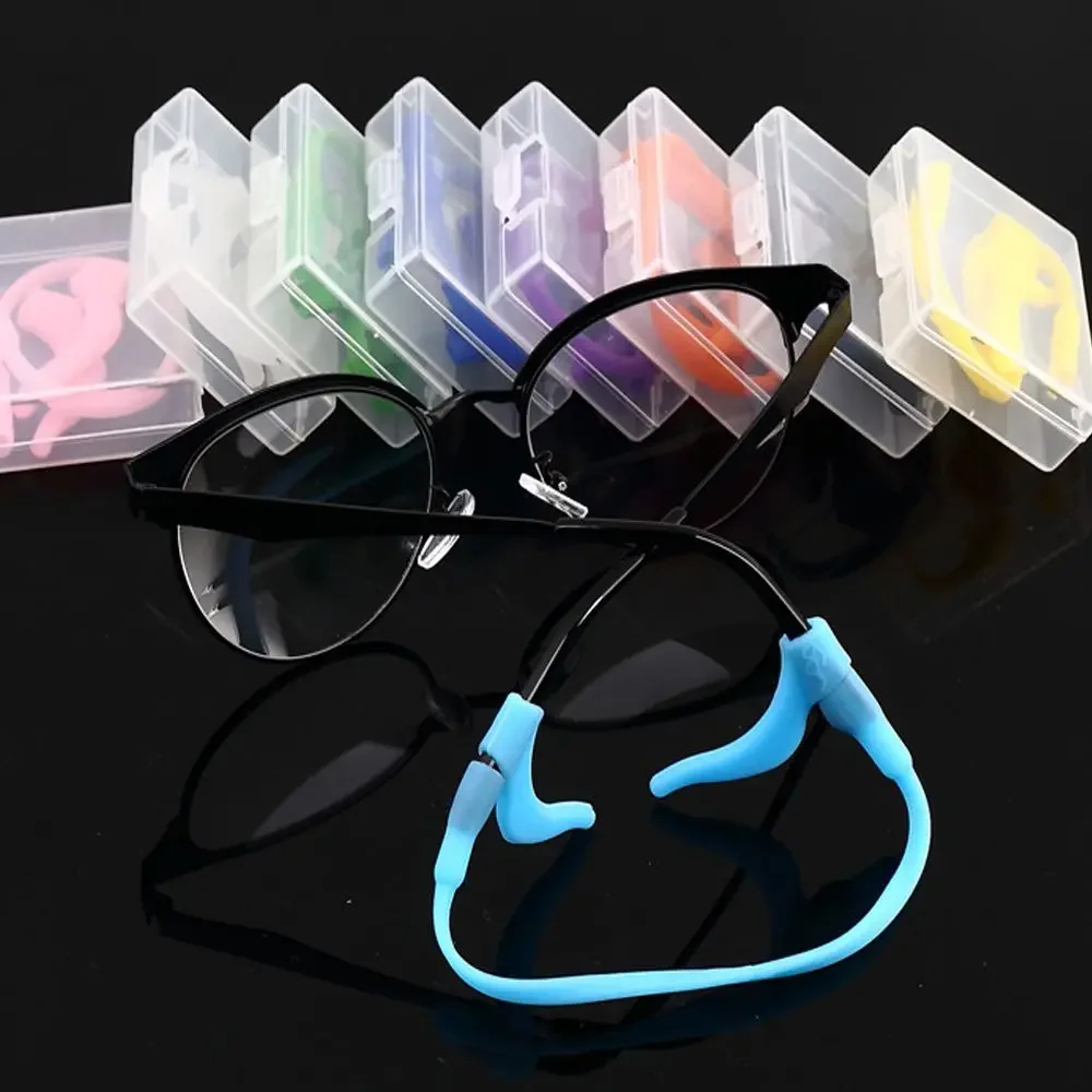Children Safety Ear Hooks Silicone Glasses Strap Kids Eyewear Accessories Eyeglasses Lanyard