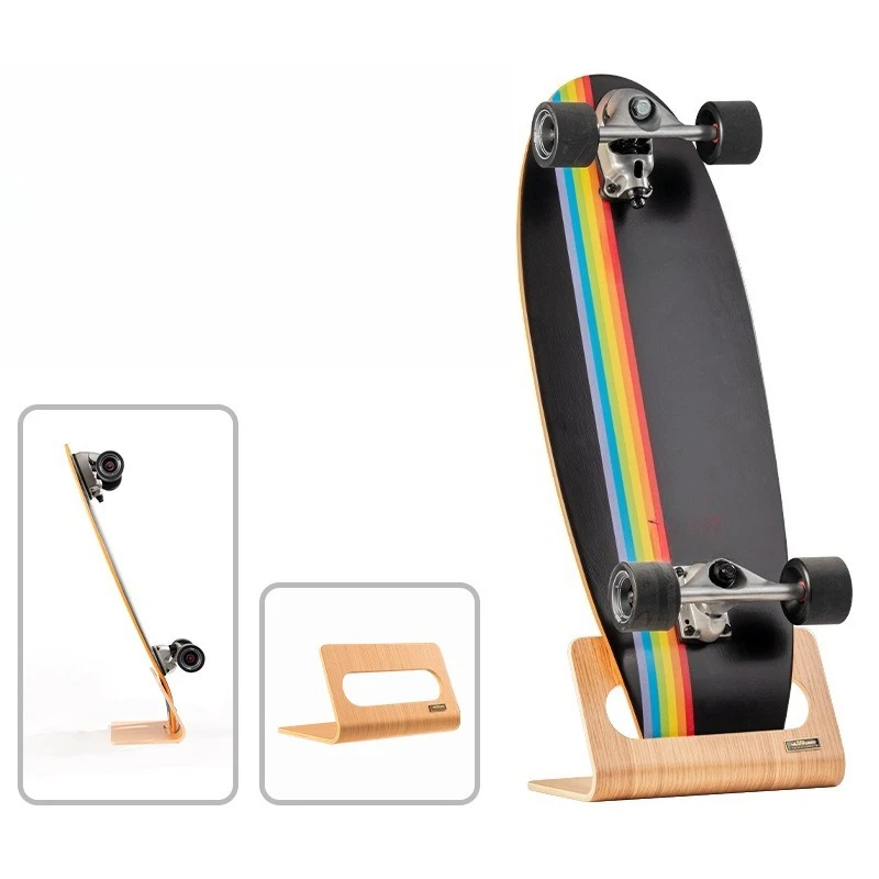 Double warp land surfboard floor rack single multiple