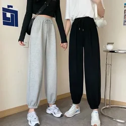 Neue Jogger Sport Hip Hop Laufhose Kordel zug Frauen Dame Mädchen Jogging hose bequeme übergroße weibliche Streetwear Hose