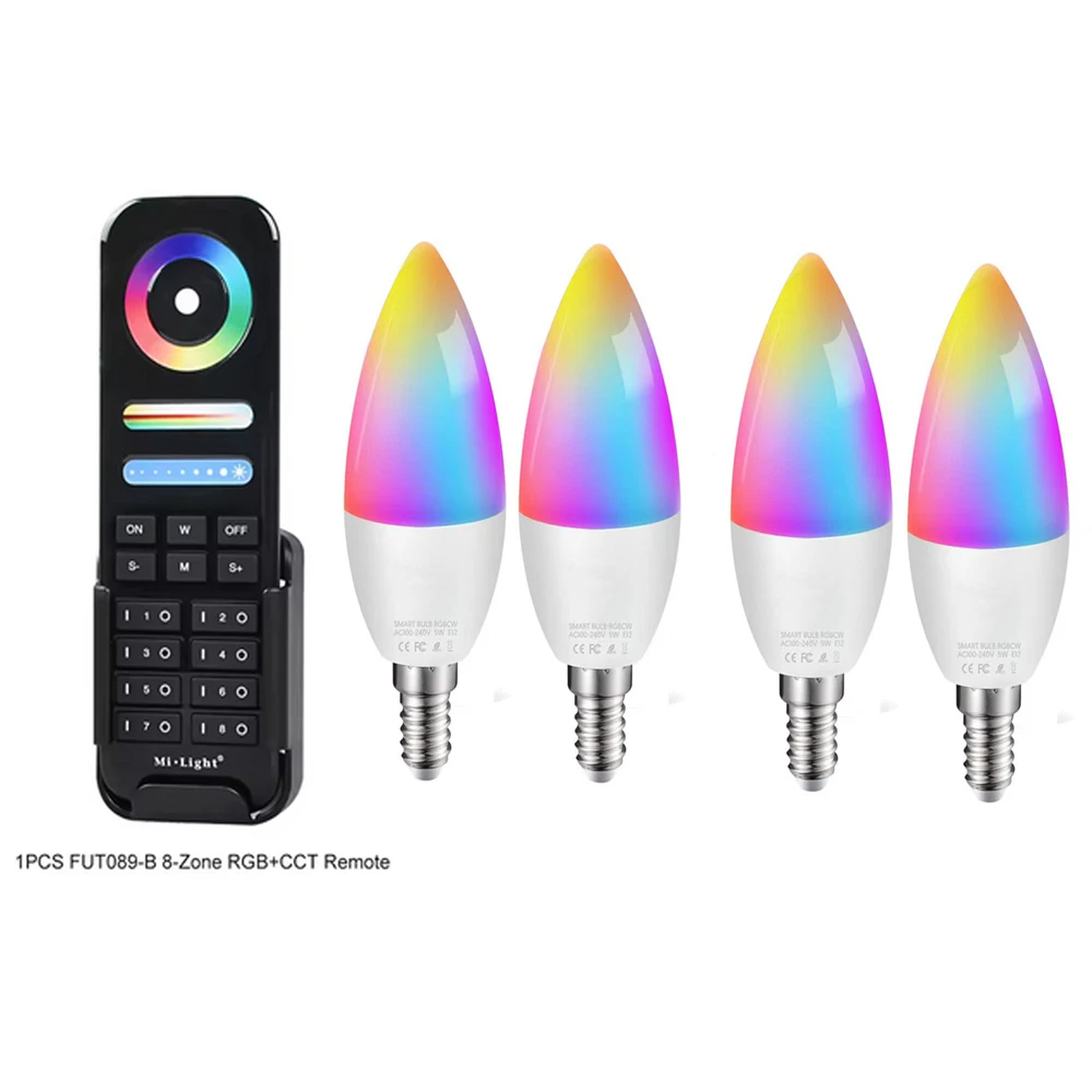 

Miboxer 4W RGB CCT светодиодный прожектор 2,4g Wi-Fi с регулируемой яркостью потолочная светодиодная лампа для украшения дома
