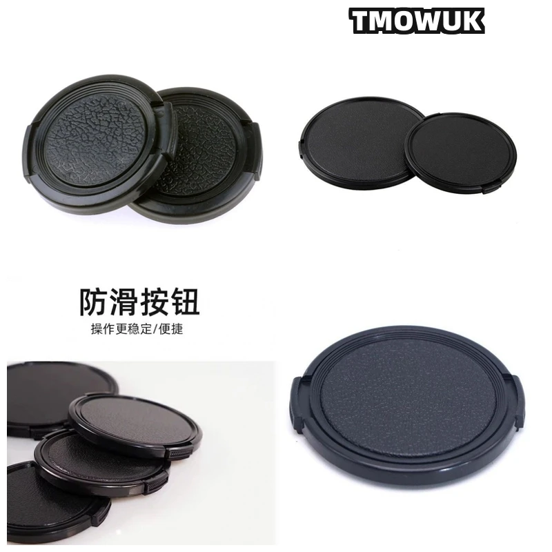

For FUJIFILM X-S10 X-T60 X-Pro3 X-A10 X-H2S X-M1 X-E4 X-T5 X-T200 X-T10 Camera Lens Cap Protective Cover Center Pinch Snap-on 49