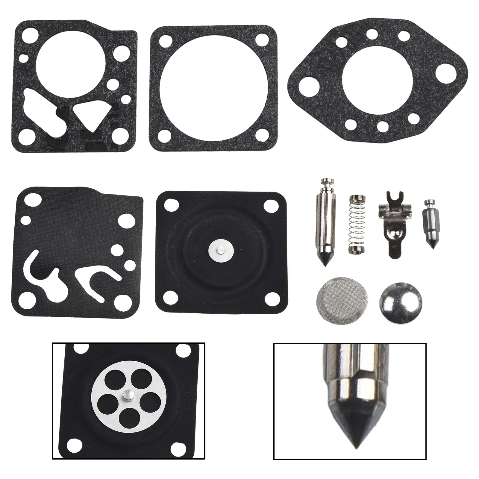 Seal Membrane Carburetor Lawn Mower Accessories Diaphragm Carburetor Set For Tillotson RK 14HU 15HU Repair Rebuild Kit