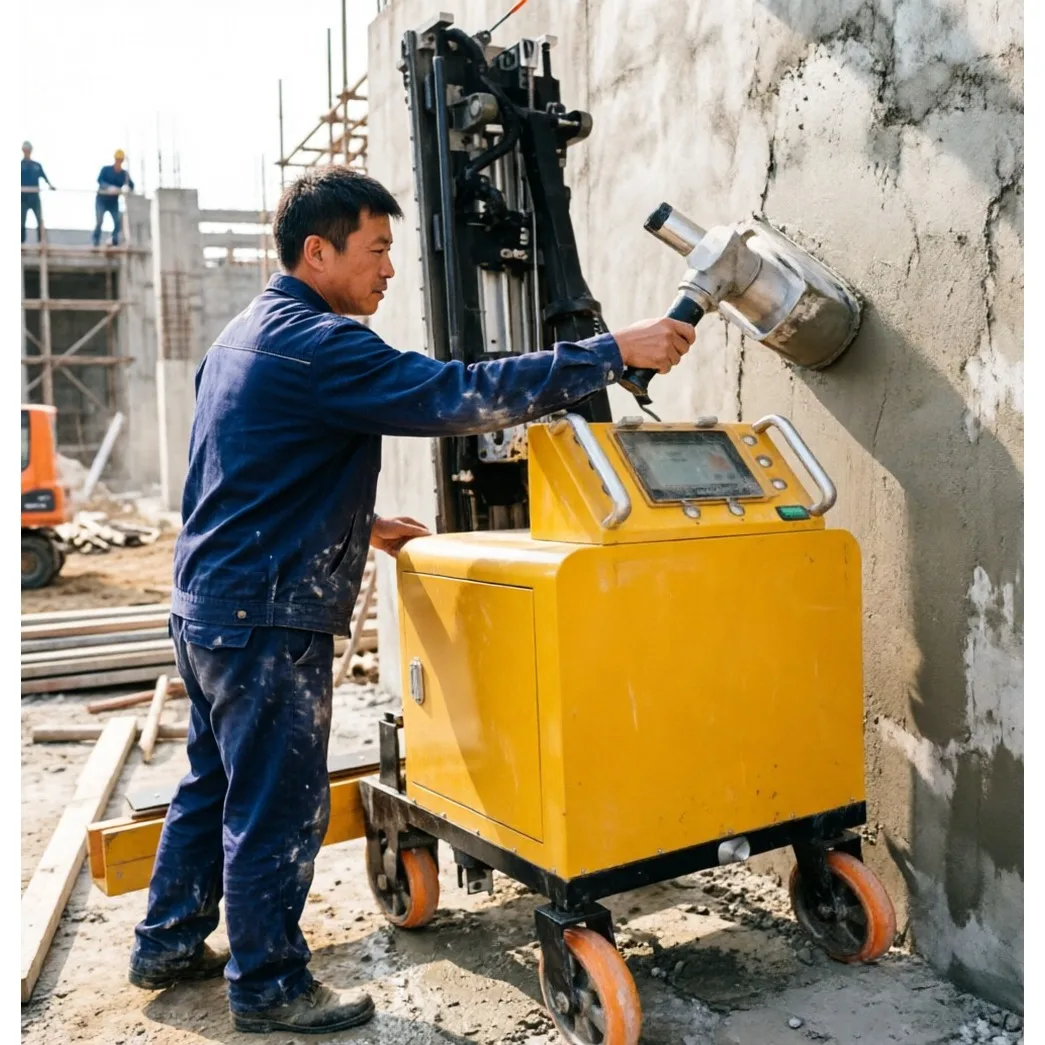 Mortar Screeding Robot Vertical Self Lifting Chassis Intelligent Control Apartment Interior Cement Render Equipment