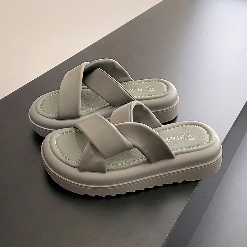 

Summer Women's 4.5cm Chunky Heel Sandals Non-Slip Rubber Sole Wide Fit Beach Casual Breathable Comfortable Outdoor Footwear