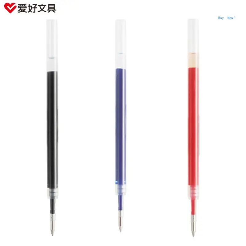 Rolling Ball Pens Refill, Quick-Dry Inks 0.5mm Point Rollerball Pens Refill Writing Straight Liquid Gels Inks Pen Refill