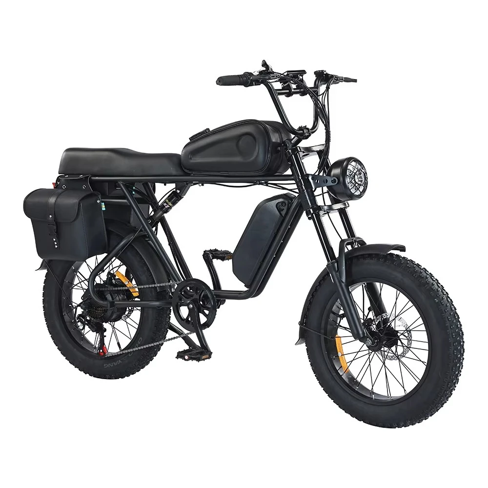 Hot Sales Fat Bike Fastest 350W Snow Electric Bike  Dual Suspension Aluminum Alloy Frame 25km/h Range Electric Dirt Bike